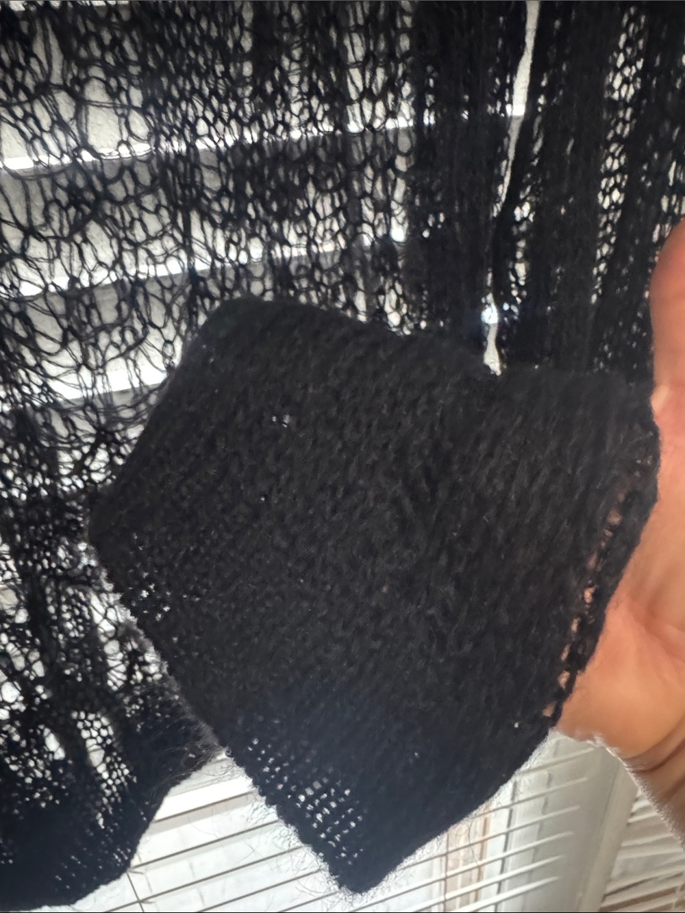 RICK OWENS Tommy Open Knit Sweater size M - Picture 7 of 12